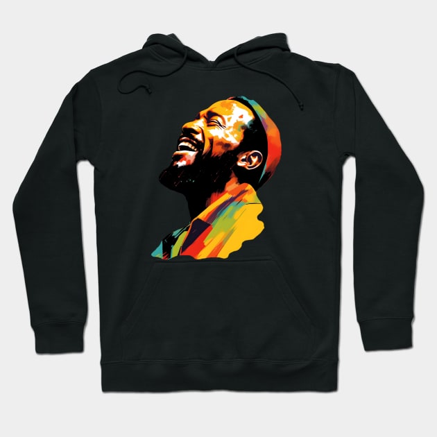 Marvin Gaye Pop Art Hoodie by dapkus99